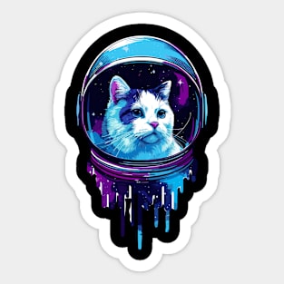 Astronaut cat Sticker